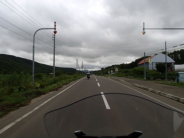 海岸線を離れ北見方面へ